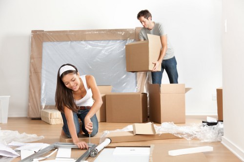Removal team planning a home move in Dulwich
