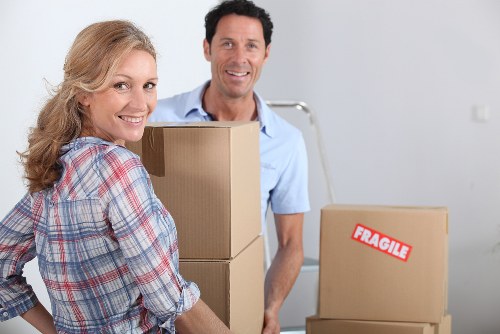 Professional moving truck handling a local relocation in Dulwich